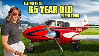 Flying a 65 YEAR OLD Piper Apache Twin