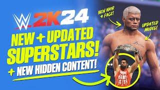 WWE 2K24: New & Updated Superstars, Hidden Trons, Models Updates, Attires, Creations & More!