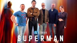 Talking w/JAMES GUNN & the SUPERMAN CAST at the Teaser Trailer Event (Corenswet / Brosnahan / Hoult)