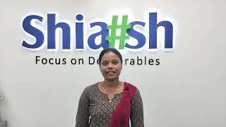 SHIASH INFO SOLUTIONS |  Python Intern 2023 I Intern Testimonial