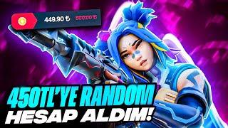 450 TL'YE AVRUPA GARANTİLİ RANDOM HESAP ALDIM! Valorant