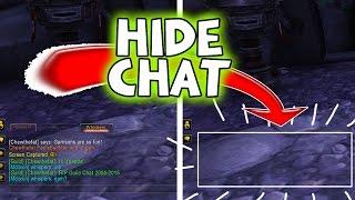 Hide Chat in WOW