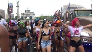 WEST INDIAN PARADE CARNIVAL 2022 BROOKLYN - JAMAICAN DANCEHALL QUEEN SPICE ON BARBADOS MUSIC TRUCK