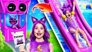 Catnap İçin Minik Ev İnşa Ediyoruz! Su Parkı Poppy Playtime! Poppy Playtime 3 Beni Evlat Edindiyse!