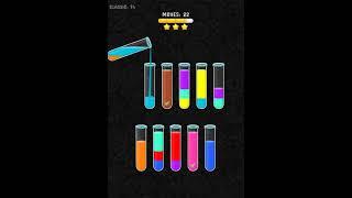 Color Water Sort 3D level 74 | Gameplay Mobile Games