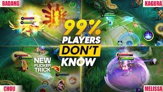 99% MLBB PLAYERS DON'T KNOW THESE TRICKS