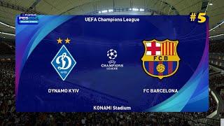 PES 2021 | Dynamo Kyiv vs Barcelona | UEFA Champions League 2020 | Master League #5 | Gameplay PC