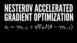 Nesterov's Accelerated Gradient