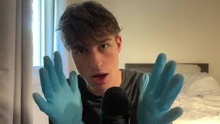 ASMR Latex Glove Sounds, Mouth Sounds (NEW MIC)