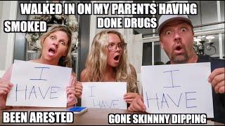 NEVER HAVE I EVER WITH MY PARENTS! (awkward)