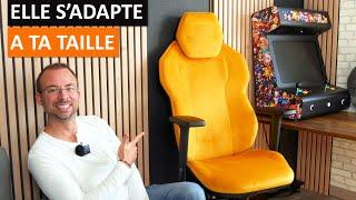 Quersus Icos ️ La chaise de gaming belle, confortable et JAUNE 