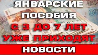 Январские с 3 до 7 лет уже приходят 2022