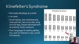 Chromosomes and Atypical sex chromosome patterns