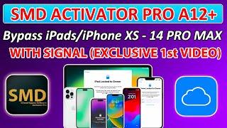 EXCLUSIVE NEW iCloud Bypass with Signal For iPhone XS to iPhone 14 Pro Max SMD Activator PRO A12+
