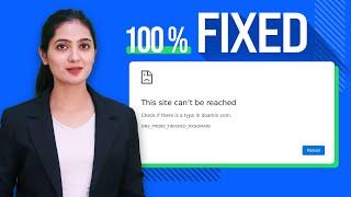 How to Fix This Site Can't be Reached Error | This Site Can't be Reached Problem Solved