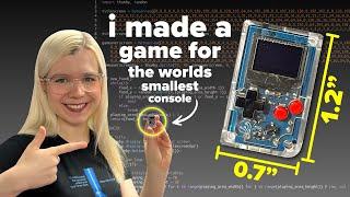 Coding a game for the Worlds Smallest Console // in Micro Python