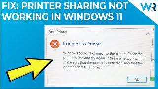 Printer sharing not working in Windows 11? Here’s what to do!
