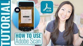 TUTORIAL How To Digitize Paper Documents Using Adobe Scan - it's FREE