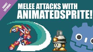 Tutorial: How to create melee attacks using AnimatedSprite! (Godot Engine 3.2)