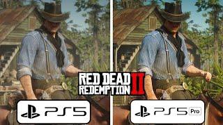 Red Dead Redemption 2 PS5 vs PS5 Pro Graphics Comparison