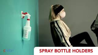 Spray Bottle Holder Wall Mount by Crebri