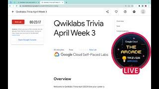 Qwiklabs Trivia April Week 3 solution || #qwiklabs || #Trivia || #quiz