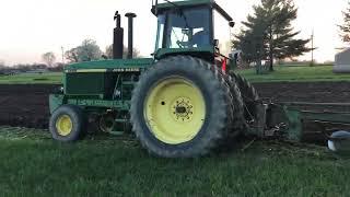 John Deere 4555 and 1350-1450 Plowing FFA Sweet Corn Patch