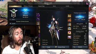 Asmongold asks a Max Geared player how much money he spent on Lost Ark