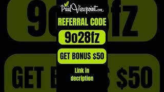 Paidview Point Bonus Code – (9o28fz) Get $50 Signup Bonus