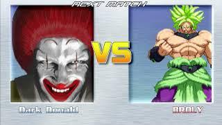 Dark Donald vs Broly. MUGEN