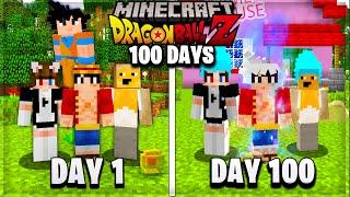 I Survived Minecraft Dragon Ball Z For 100 Days… This Is What Happened