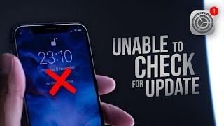 How to Fix Unable to Check for Update iPhone