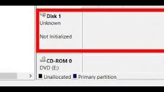 Fix Disk Unknown Not Initialized 100% works without any data lost [Failed Drive]