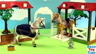 Horse Stable Playset For Kids