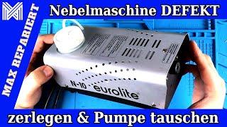 Nebelmaschine reparieren - Pumpe in der Nebelmaschine tauschen