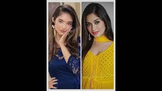 Which one do you like?Anushka Sen and Jannat Zubeir/ Part-2 Short's Video Sawan aya hindi song video