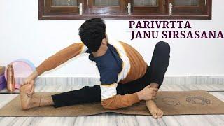 Advanced Twisting Yoga Pose | PARIVRTTA JANU SIRSASANA #Jeevanyogastudio #twistingyoga