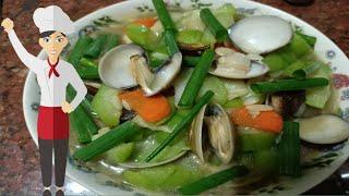 HOW TO COOK VEGGIES WITH CLAMS