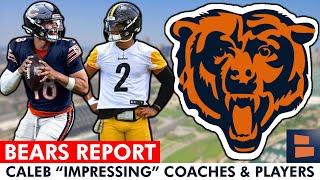 REPORT: Caleb Williams “IMPRESSING” Chicago Bears Coaches & Players + Justin Fields Calls Out Bears?