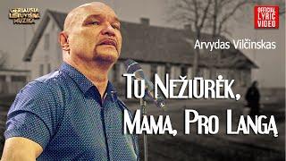 Arvydas Vilčinskas - Tu Nežiūrėk, Mama, Pro Langą (Official Lyric Video). Lietuviškos Dainos