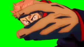 Sukuna jujutsu kaisen eps 19 preview green screen