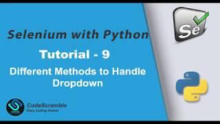 How to Handle Dropdown in Selenium Webdriver using Python