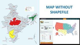 Prepare a Map without any GIS Software & Shapefile