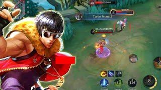 PANIK DIKIT GAK NGARUH BUAT KING BOWO | CHOU BUILD TERSAKIT - TOP GLOBAL CHOU MLBB