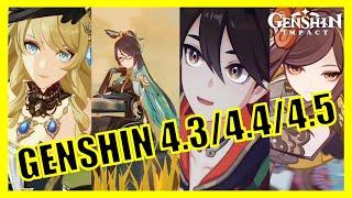 All Genshin Cutscenes 4.3/4.4/4.5 (ENG) - Genshin Impact