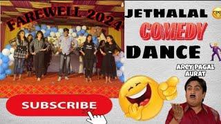 JETHALAL COMEDY DANCE| FAREWELL 2024|BEST COMEDY DANCE OF 12TH CLASS STUDENTS| SK STUDY POINT