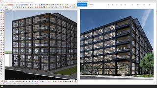 Sketchup Cơ Bản | Buổi số 2 | Dựng Công Trình Dùng Lệnh Cơ Bản