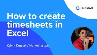 How to Create a Timesheet in Excel - Template Included