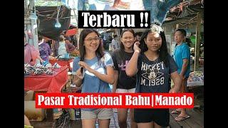 Kota Manado 2023, Pasar Tradiosional Bahu menyediakan ikan ikan segar juga kue kue khas Manado