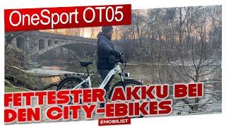 OneSport OT05 - Der fetteste Akku unter den City-Ebikes